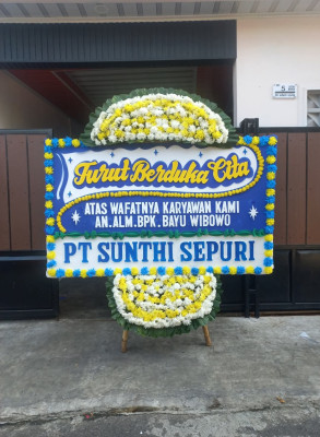 Papan Bunga Duka di Padang Tangah Payobadar